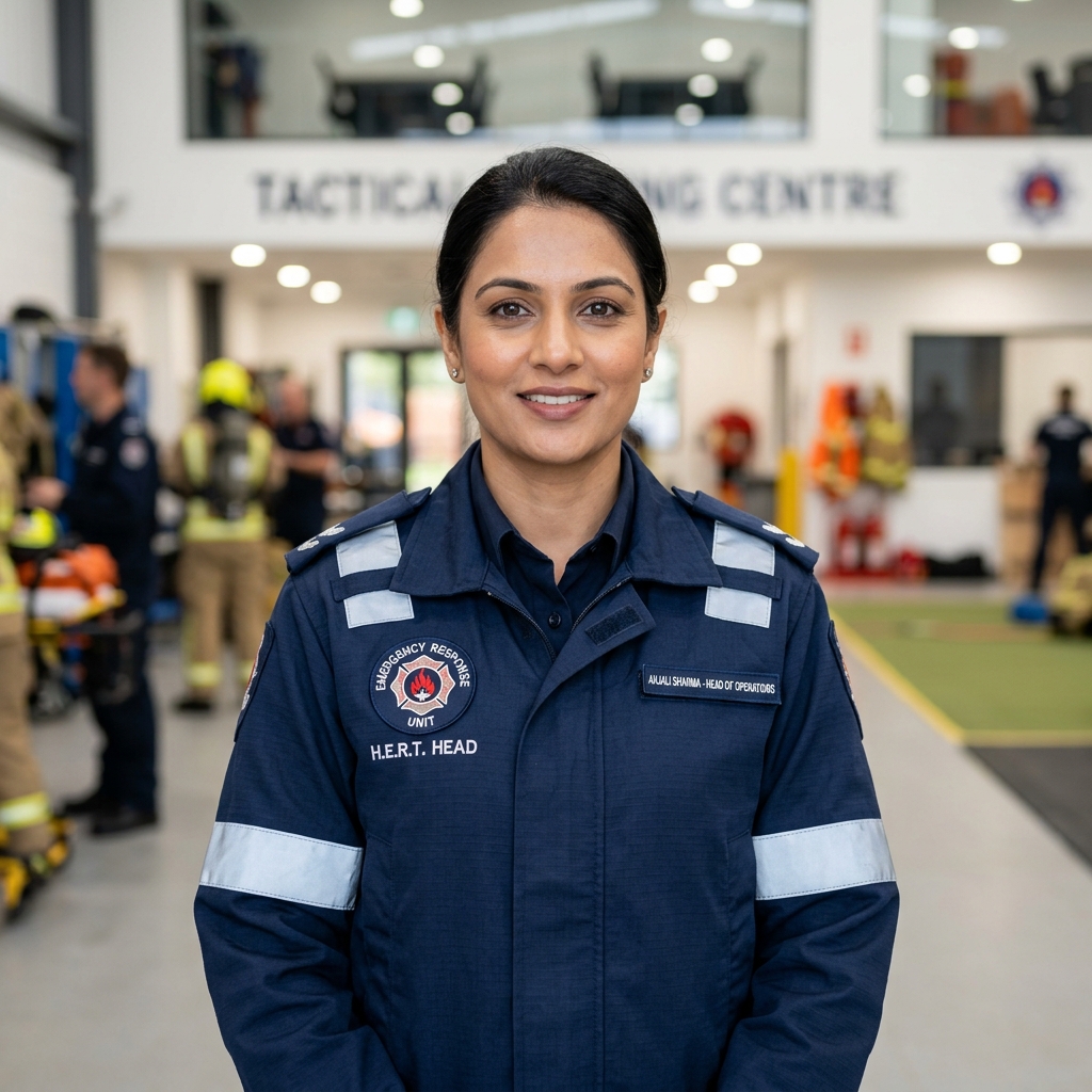 Capt. Priya Natarajan - Head of Emergency Response & Tactical Drills